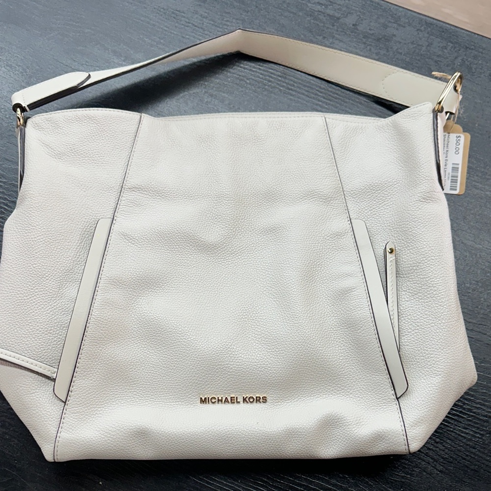 Michael Kors White Shoulder Bag